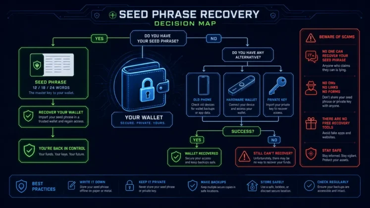 How to Recover a Crypto Wallet Without a Seed Phrase — What’s Actually Possible in 2026