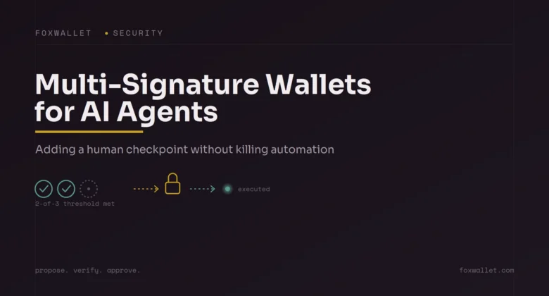 Multi-Signature Wallets for AI Agents: Adding a Human Checkpoint Without Killing Automation
