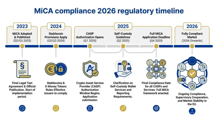 La Guía Definitiva de Cumplimiento MiCA 2026