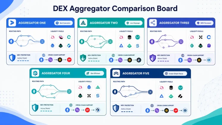 Mejores Agregadores DEX para Bajo Slippage en 2026