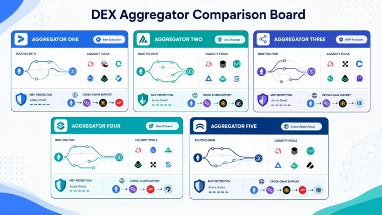 Mejores Agregadores DEX para Bajo Slippage en 2026