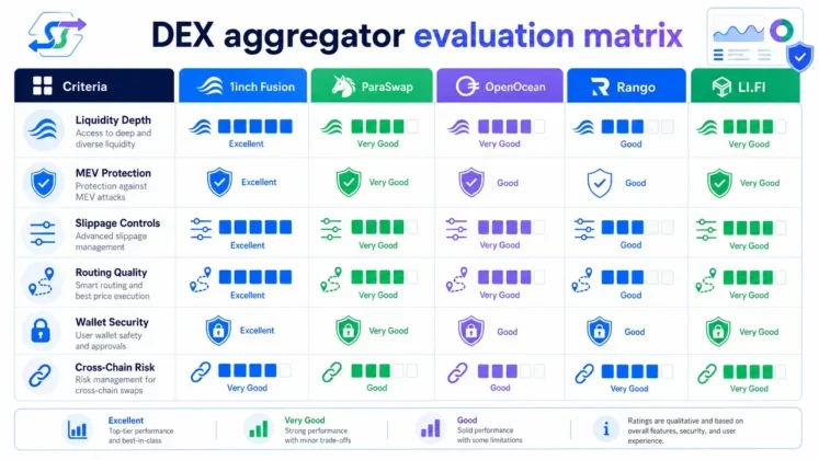 Mejores Agregadores DEX para Operaciones Grandes en 2026