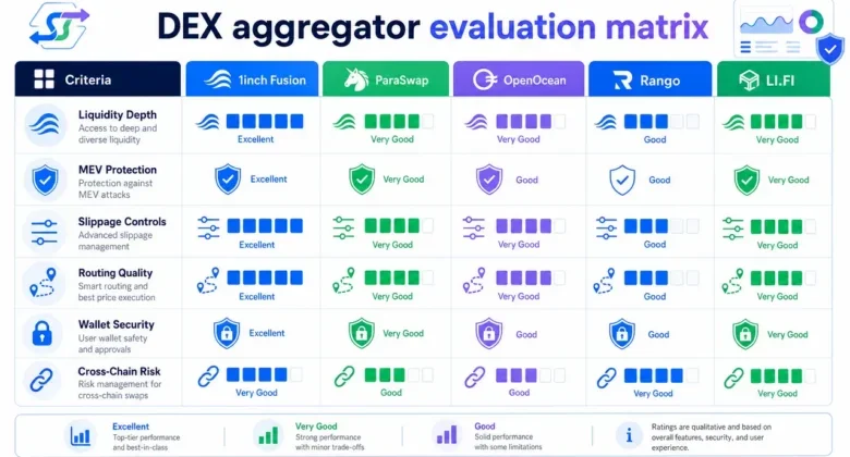 Mejores Agregadores DEX para Operaciones Grandes en 2026