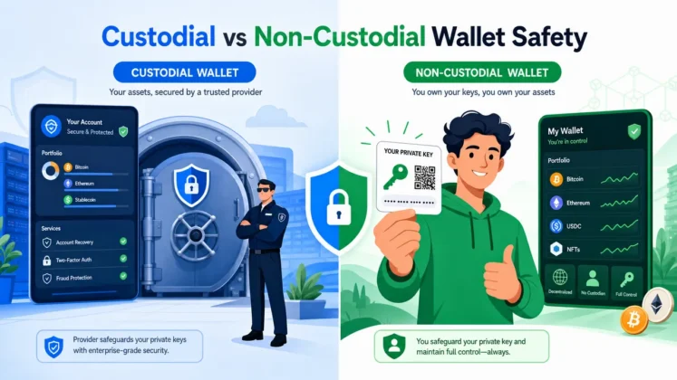 Billeteras Custodias vs No Custodias: ¿Cuál es Más Segura? (2026)