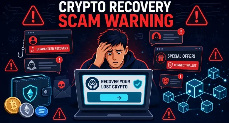 Cómo Identificar una Estafa de Recuperación de Billetera de Criptomonedas