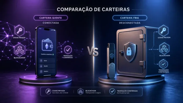 Cold Wallet vs Hot Wallet: qual é melhor?