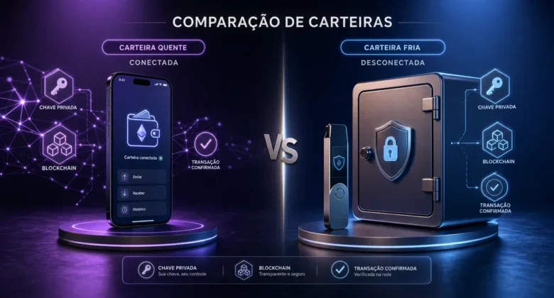 Cold Wallet vs Hot Wallet: qual é melhor?