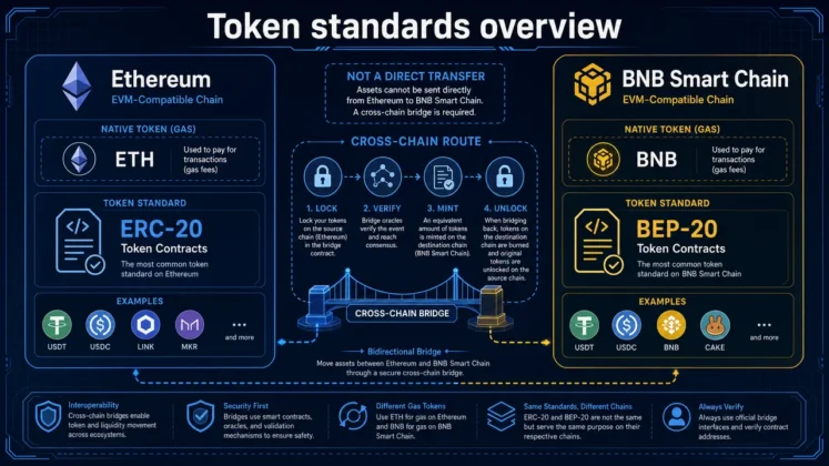 BEP-20 vs ERC-20：有什么区别，应该使用哪个